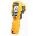 Fluke Infrared Thermometer, Backlit LCD, -22 Degrees  to 932 Degrees F, Single Dot Laser Sighting FLUKE-62 MAX