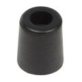 Zoro Select Bumper, Rubber, Black, 3/4"H x 3/4"W, PK.10 2802-017