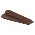 Primeline Tools Door Stop Wedge, 1 in. x 1 in. x 4-1/2 in., Rubber Construction, Brown (5 Pack) MP9210