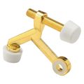 Primeline Tools Hinge Pin Door Stop, 1-1/4 in. Bolt, Diecast Construction, Brass Plate (10 Pack) MP9045
