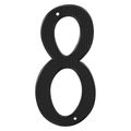 Primeline Tools 4 in. House Number 8, Diecast, Black Finish (2 Pack) MP4118