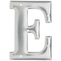 Brady Letter, Aluminum, Roman, 3 in. H, E, PK10 1600-E