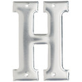 Brady Letter, Aluminum, Roman, 3 in. H, H, PK10 1600-H