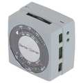 Schneider Electric Thermostat, 1-Pipe Room, 55 deg to 85 degF 2211-012