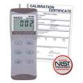 Reed Instruments Digital Manometer, Gauge / Differential, 100psi with NIST Calibration Certificate R3100-NIST