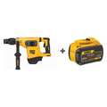 Dewalt Cordless Rotary Hammer Kit, 60.0V, Li-Ion DCH481B/DCB609