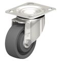 Blickle Swivel Plate Caster, Gray Nyln, 5", 770 lb. LKX-SPOG 125XK-14