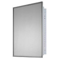 Ketcham 16" x 22" Residential Recessed Mounted SS Framed Medicine Cabinet 1622