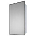 Ketcham 16" x 26" Residential Recessed Mounted SS Framed Medicine Cabinet 1626