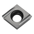 Kyocera Diamond Turning Insert, Diamond, 3/8", 80  Degrees, 0.0039" CCGT32502FLUKW10