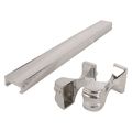 Primeline Tools Tub Enclosure Towel Bar Kit, 3/8 in. x 3/4 in. x 32 in. Bar, Extruded (Single Pack) MP6093