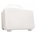 Zoro Select Empty First Aid Cabinet, Plastic Case, White 9999-2705