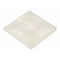 Nsi Industries Adhesive Tie Mount Natural 2X2" 50, PK100 FTH20A
