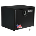 Buyers Products 24x24x24 Inch Black Steel Underbody Truck Box With 3-Point Latch 1734300