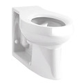 Kohler Toilet Bowl, 1.6 gpf, Flushometer, Floor Mount Mount, Elongated, White K-4398-SS-0