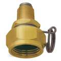 Sani-Lav Swivel Hose Adapt, Brass, 3/8MNPT, 2 In L N12