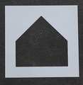 Rae Athletic Stencil, Home Plate, 17 in, 1/8 STL-108-6495