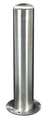 Zoro Select Bollard, 4", Dome, Stainless Steel, Natural SSB04040-D