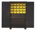 Jamco Extra-Heavy Duty Bin Cabinet, 36 in W, 78 in H, 24" D, 20 Bins HY248BL
