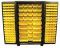 Jamco Extra-Heavy Duty Bin Cabinet, 48 in W, 78 in H, 24" D, 163 Bins DF248BL