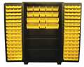 Jamco Extra-Heavy Duty Bin Cabinet, 48 in W, 78 in H, 24" D, 144 Bins DX248BL