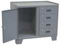 Jamco 14 ga. Steel Storage Cabinet, 36 in W, 33 in H, Stationary JK136GP