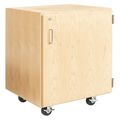Diversified Spaces Oak Storage Cabinet, 24 in W, 30 in H M95-2422-H30M
