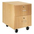 Diversified Spaces Red Oak Storage Cabinet, 24 in W, 30 in H M40-2422-H30K
