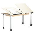 Diversified Spaces Rectangle Drawing Table, Adaptable, Double Station , 60" W 28" H, Wood ALTD2-6030