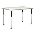 Diversified Spaces Rectangle Table, Adj, 60" X 62" X 28", HPL Top, Grey ALT-6030GG