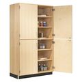 Diversified Spaces Maple Storage Cabinet, 48 in W, 84 in H 356-4822M