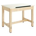 Diversified Spaces Rectangle Drafting Table, 36" X 38" X 30", HPL Top, Almond DT-9A30