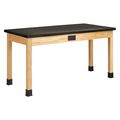 Diversified Spaces Rectangle Table, 48" X 48" X 30", Wood Top P7126K30E