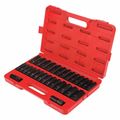 Sunex 1/2" Drive Deep Impact Socket Set, SAE/Metric 5153DD