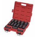 Sunex 3/4" Drive Deep Impact Socket Set, SAE, 14 pcs 4638