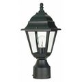 Nuvo Briton 1-Light 14 in. Post Lantern with Clear Glass 60-548