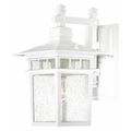 Nuvo Cove Neck 1-Light 14 in. Outdoor Lantern with Clear Seed Glass 60-4957