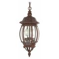 Nuvo Central Park 3-Light 20 in. Hanging Lantern with Clear Beveled Glass 60-895