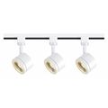 Nuvo Track-Lighting Kit, 12 Watt LED, 3000K, 4 foot Track, 36 degree, Round shape, White finish TK403