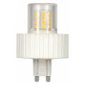 Satco 5W T4 Repl. LED 3000K G9 360' beam 120V, Type: Tube S9228