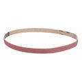 Vsm Abrasive Belt, 220 Grit, AO, 1/2 x 12", PK20, Coated, 1/2" W, 12" L, 220 Grit, Very Fine, KK711X, Brown 131281