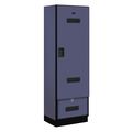 Salsbury Industries Gear Locker, 24Wx76Hx18"D, Blue 30078BLU