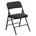 Flash Furniture Black Fabric Metal Chair AW-MC309AF-BLK-GG