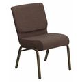 Flash Furniture Church Chair, 25" L 33" H, Fabric Seat, Hercules Series FD-CH0221-4-GV-S0819-GG