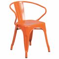 Flash Furniture Chair, 19"L27-3/4"H, Integrated, ContemporarySeries CH-31270-OR-GG