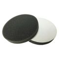 Mirka Foam, Polishing Pad, 3.625"x.5" Black, PK6 5723-BP
