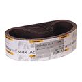 Mirka Sanding Belt, 2-1/2" W, 14" L, 100 Grit, Abranet AB-2.5-14-100T