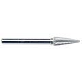 Zoro Select Carbide Bur, Pointed Cone, 3/8 19D745