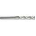 Zoro Select Carbide End Mill, 7/16In, 4FL, Single, 6In 218-001050