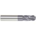 Zoro Select Carbide End Mill, 9/64In, 4FL, Single, 2In 223-001029